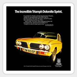 TRIUMPH DOLOMITE SPRINT - advert Magnet